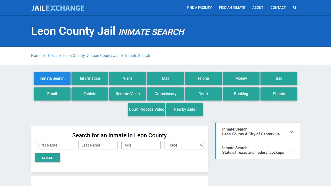 Leon County Jail, TX Inmate Search: Roster & Mugshots